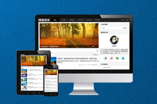 YzmCMS模板-響應式HTML5黑白系個人網站主題